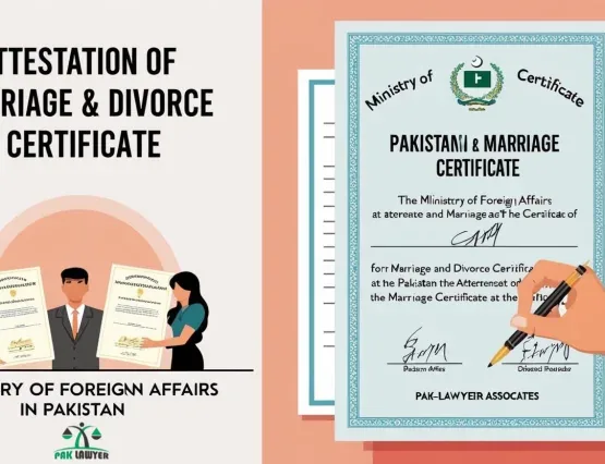 Pakistan marriage and divorce certificate representing talaq documentation